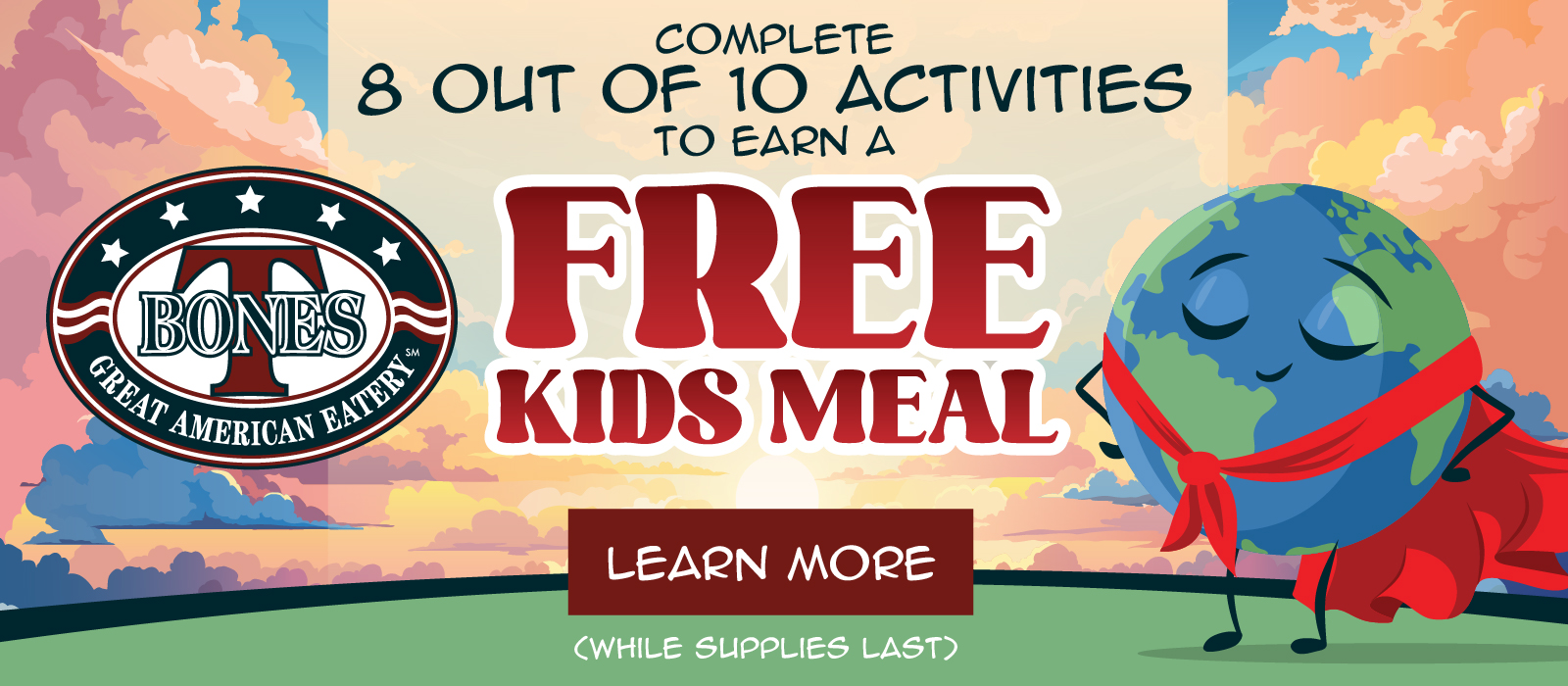 Earth Day Challenge at T-BONES